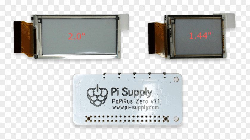 Raspberry Pi Electronic Paper E Ink Display Device PNG