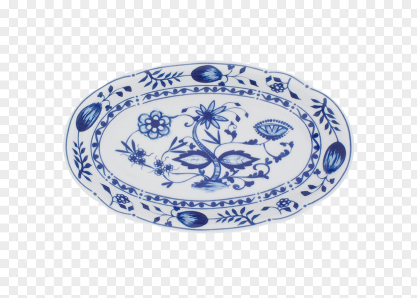 Rosella Blue Onion Cobalt KAHLA/Thüringen Porzellan GmbH Porcelain Plate PNG