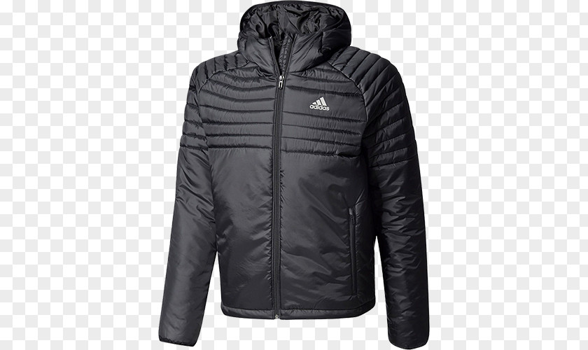 Adidas Jacket With Hood Varilite Down Hoodie Clothing PNG