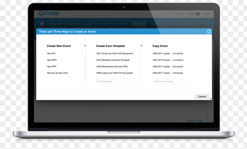 Computer Program Software Strategic Sourcing Coupa Monitors PNG