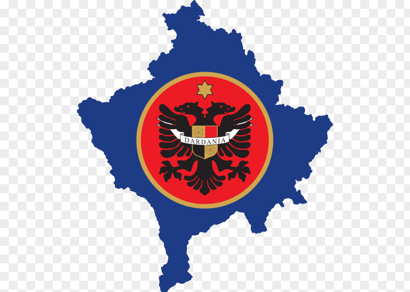 Flag 2008 Kosovo Declaration Of Independence Dardani Albania PNG