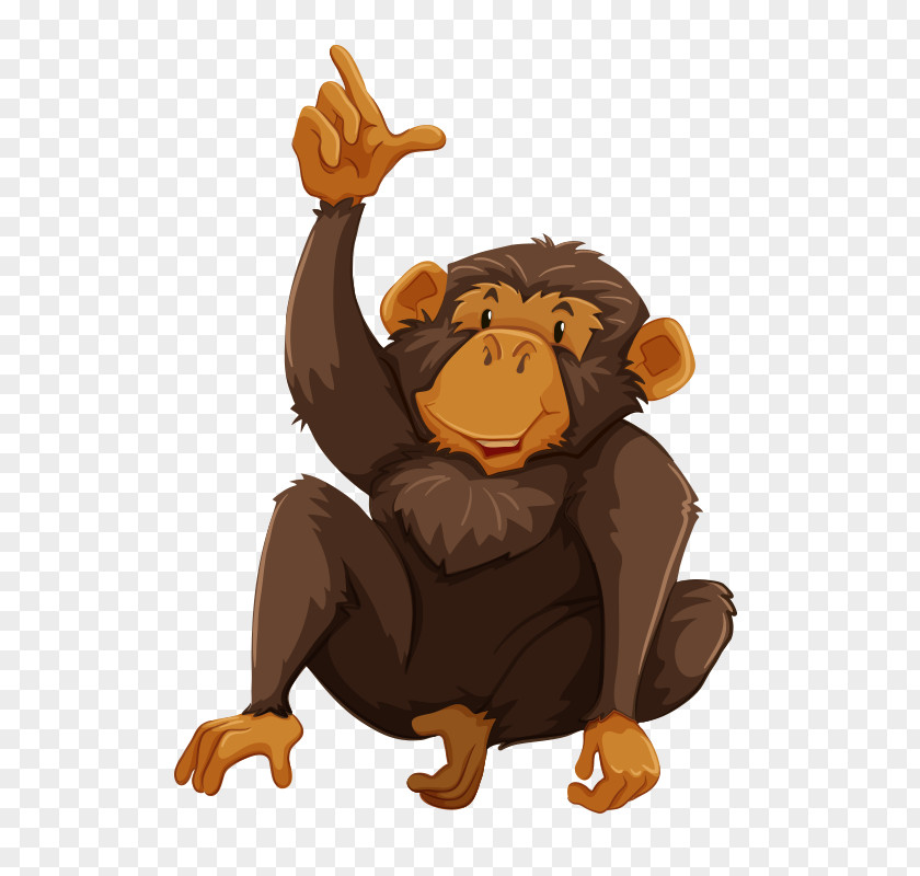 Orangutan Primate Chimpanzee Gorilla Monkey Vector Graphics PNG