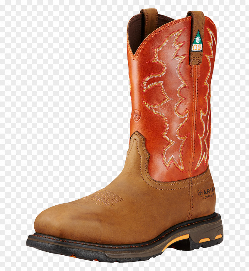Boot Cowboy Ariat Steel-toe Shoe PNG