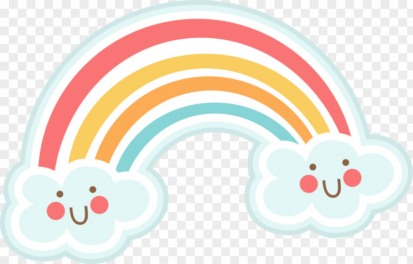 Cute Letters Drawing Rainbow Clip Art PNG