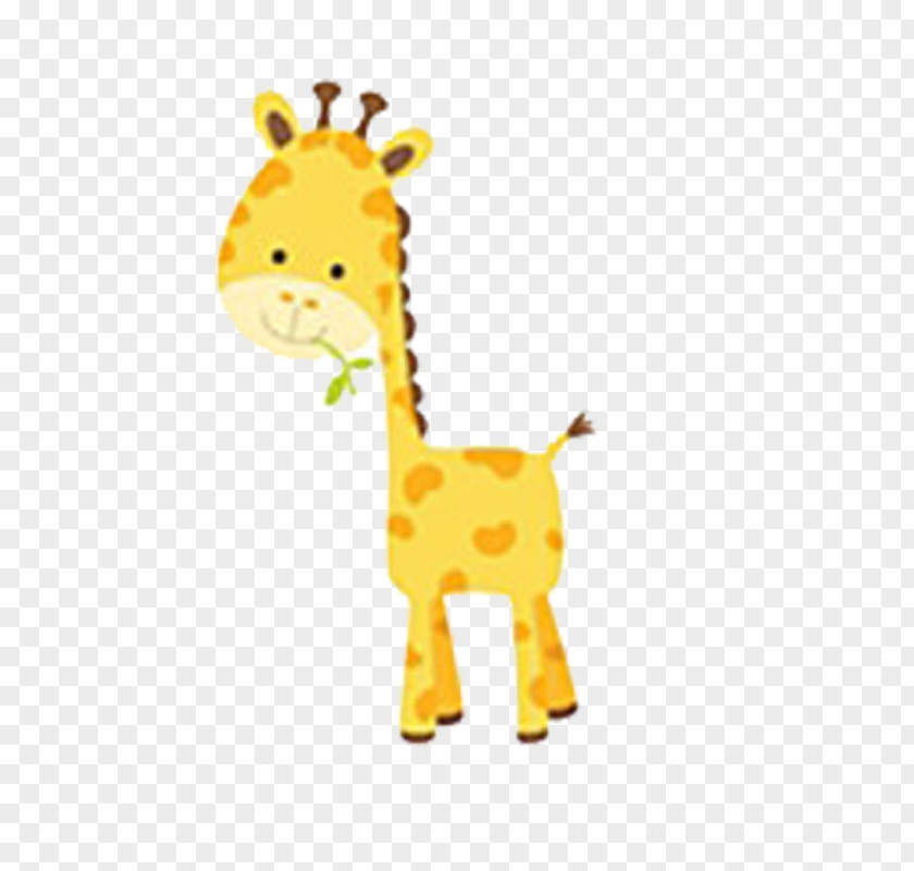 Giraffe Animal Infant Clip Art PNG