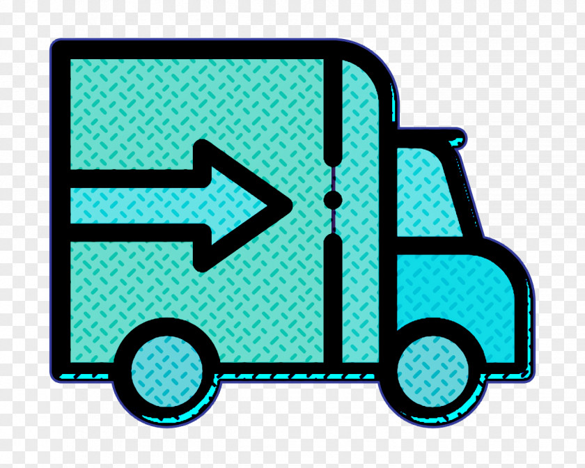 Online Shopping Icon Cargo Delivery Truck PNG