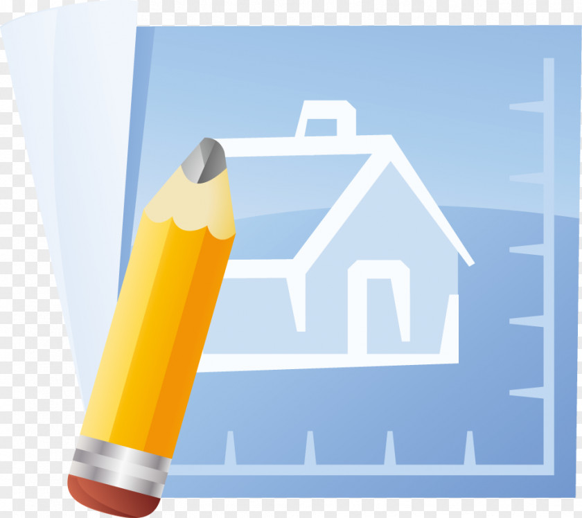 Vector Creative Design Pencil Drawing Blueprints PNG
