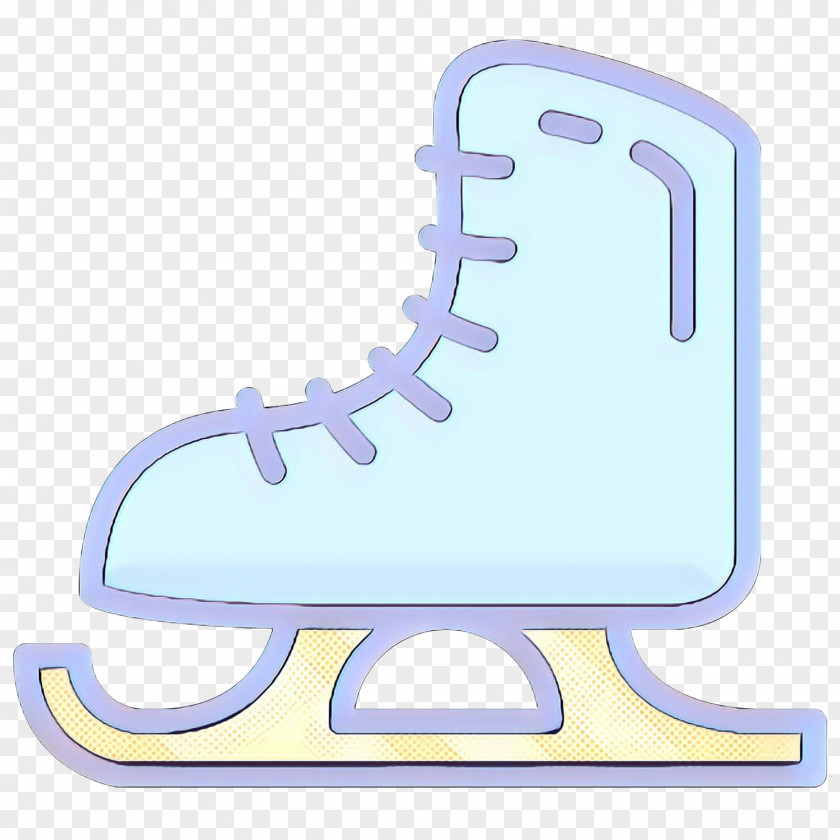 Ice Skate Furniture Retro Background PNG