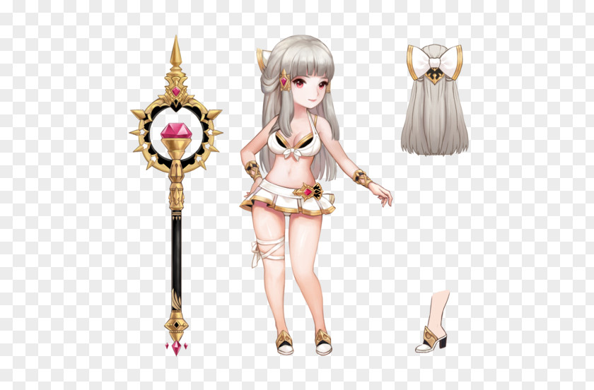 KakaoTalk Seven Knights Game Pinnwand Model Sheet PNG