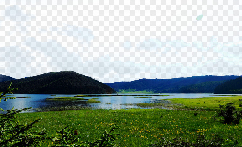 Pudacuo Forest Park Photographic Map Potatso National Erhai Lake Lijiang Shangri-La City Dali PNG