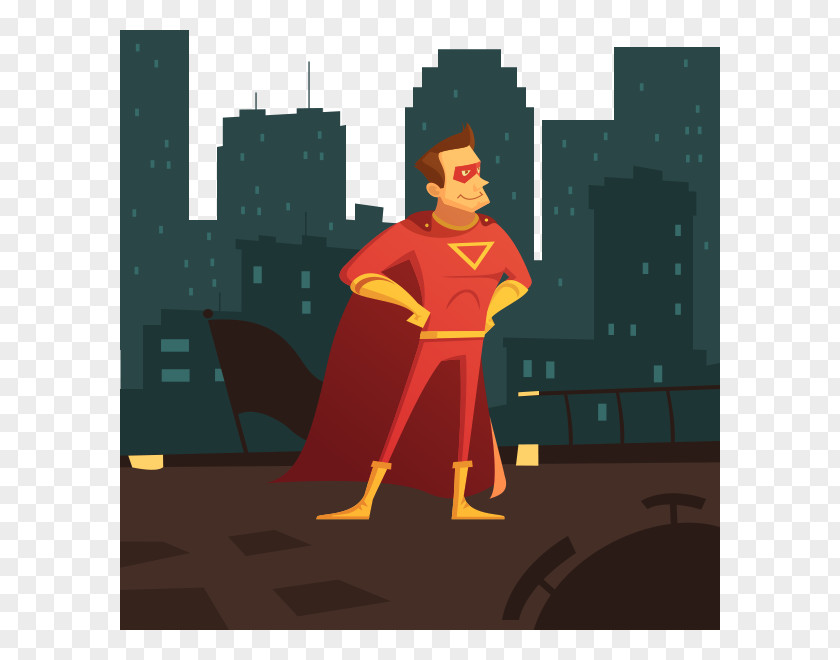 Superman Cartoon Man Vector Design Clark Kent Royalty-free Illustration PNG