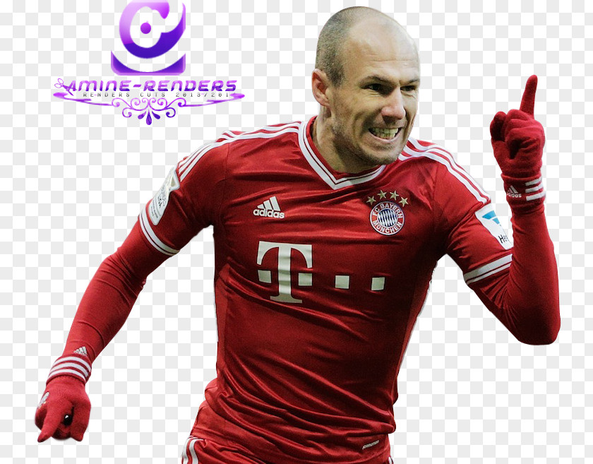Arjen Robben FC Bayern Munich Jersey Football Player Sport PNG