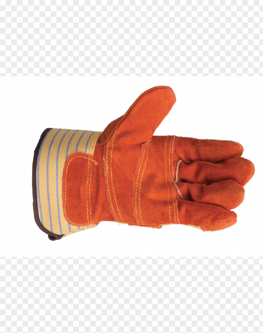 Chrome Orange Thumb Glove Safety PNG
