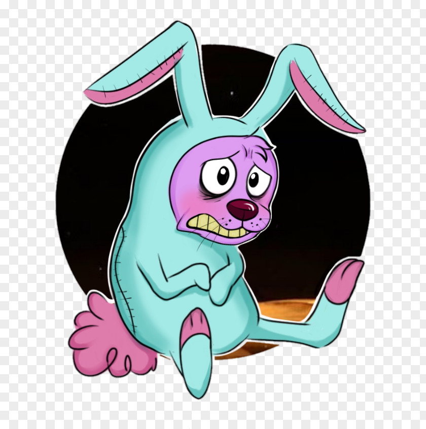 Courage The Cowardly Dog Hare Easter Clip Art PNG