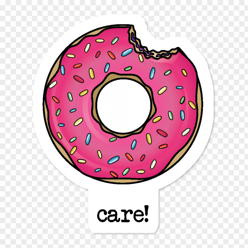 Donuts Clipart Sticker Adhesive Redbubble PNG