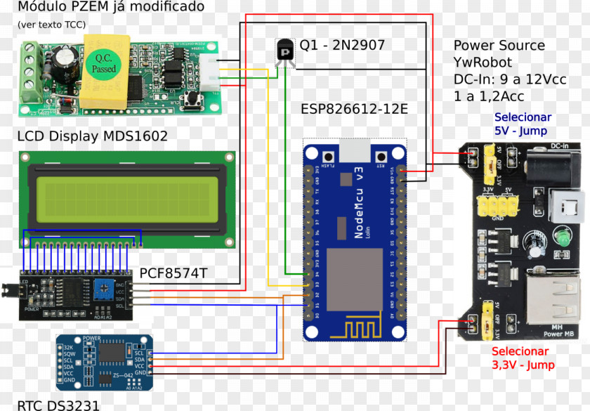 Integral Card Microcontroller NodeMCU ESP8266 Electronics Arduino PNG