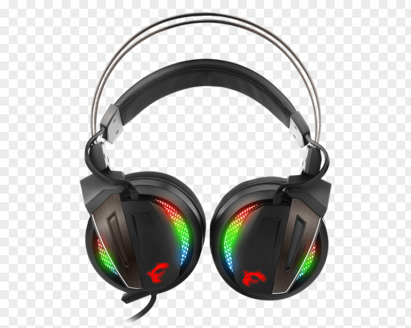 Microphone MSI Immerse GH70 Gaming Headset Headphones ImmerseGH70 PNG