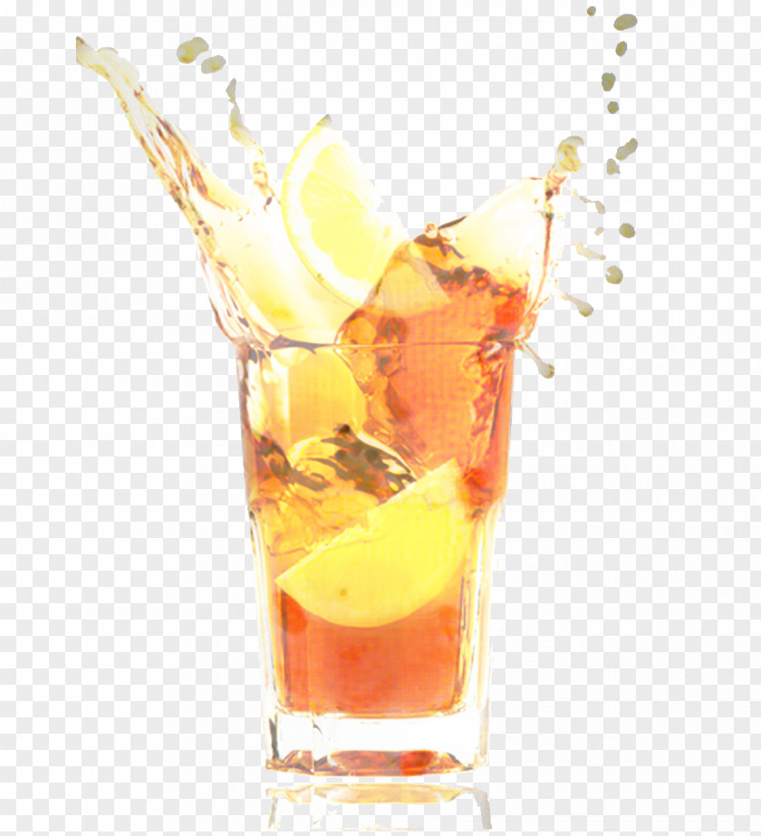 Spritzer Wine Cocktail Lemon Tea PNG