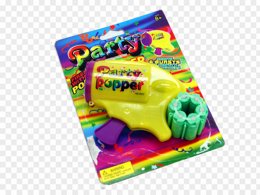 Confetti Party Popper Birthday Toy PNG