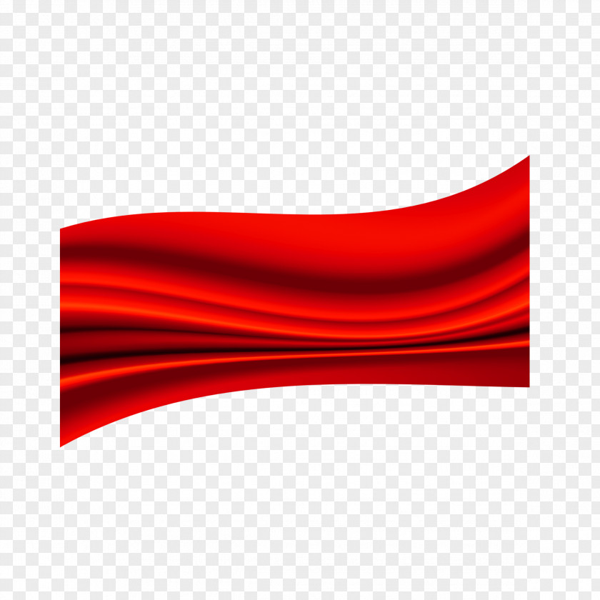 Red Ribbon Rectangle PNG