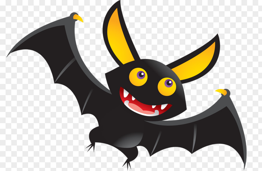 Bat Cartoon Clip Art PNG