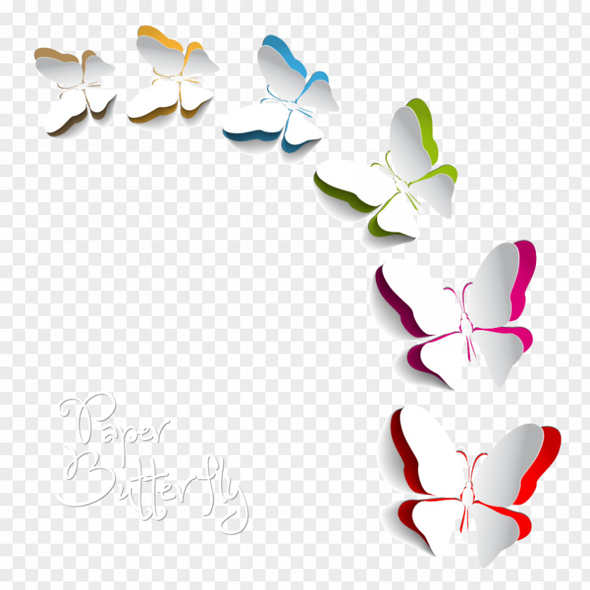 Paper Butterfly Vector Art Idea Thought Joke PNG