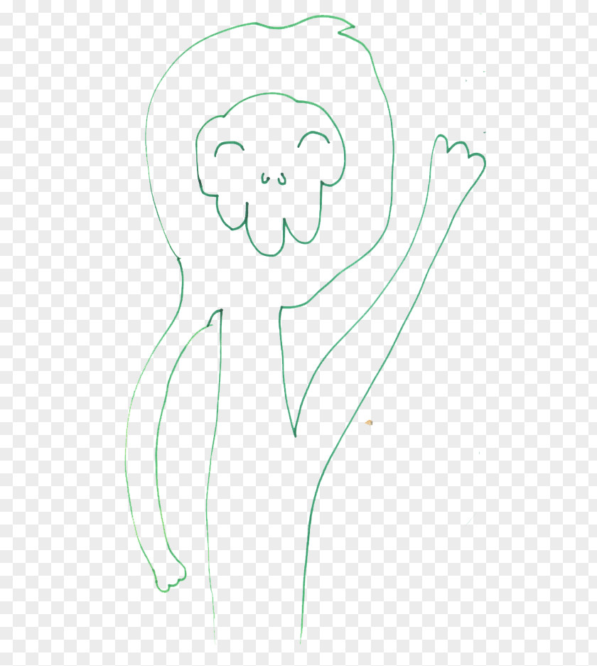 Skull Hand Line Art Ear Carnivora Sketch PNG