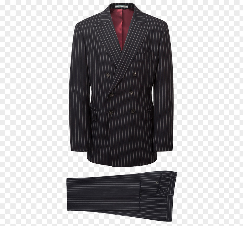 Suit Tuxedo Double-breasted Coat Pin Stripes PNG