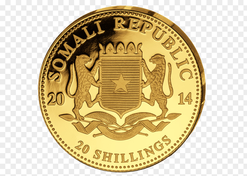 Coin Gold Somalia Shilling PNG