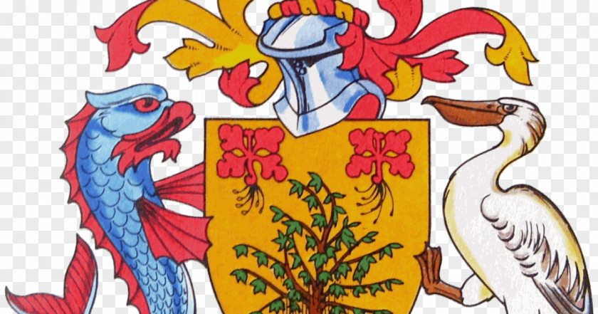 Doubleeyed Fig Parrot Coat Of Arms Barbados National Peacock Flower PNG