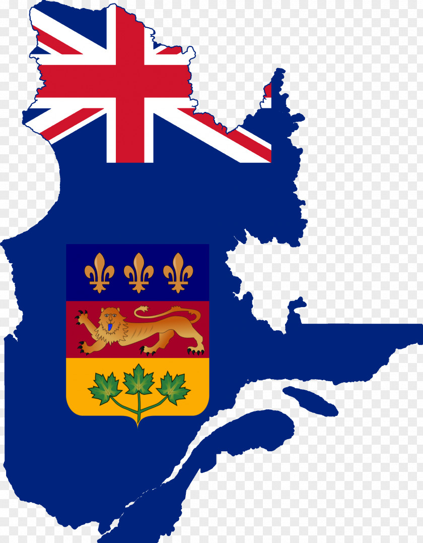 Flag Of Quebec Map Blue Ensign PNG