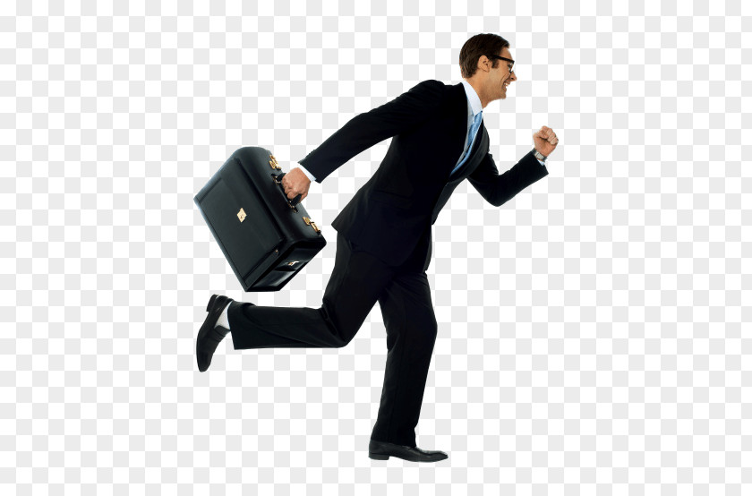 Man Carrying Stock Photography Running Businessman With Briefcase PNG