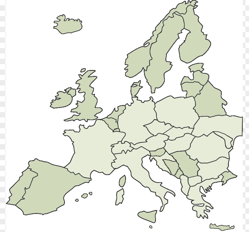 Map Europe World Physische Karte Blank PNG