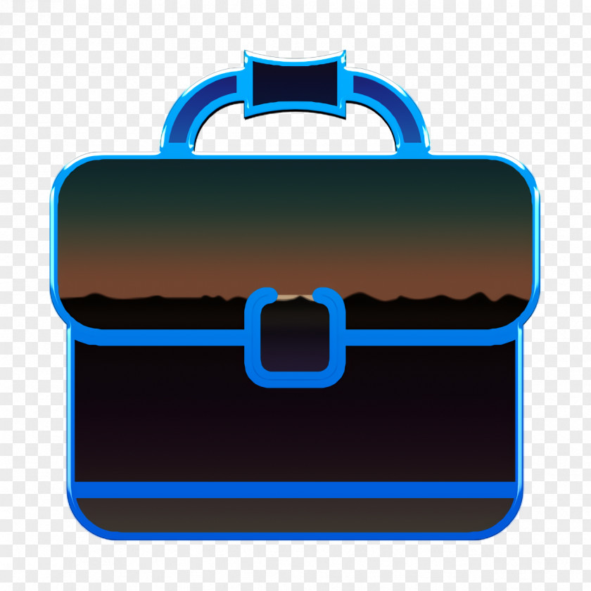 Office Elements Icon Briefcase Bag PNG