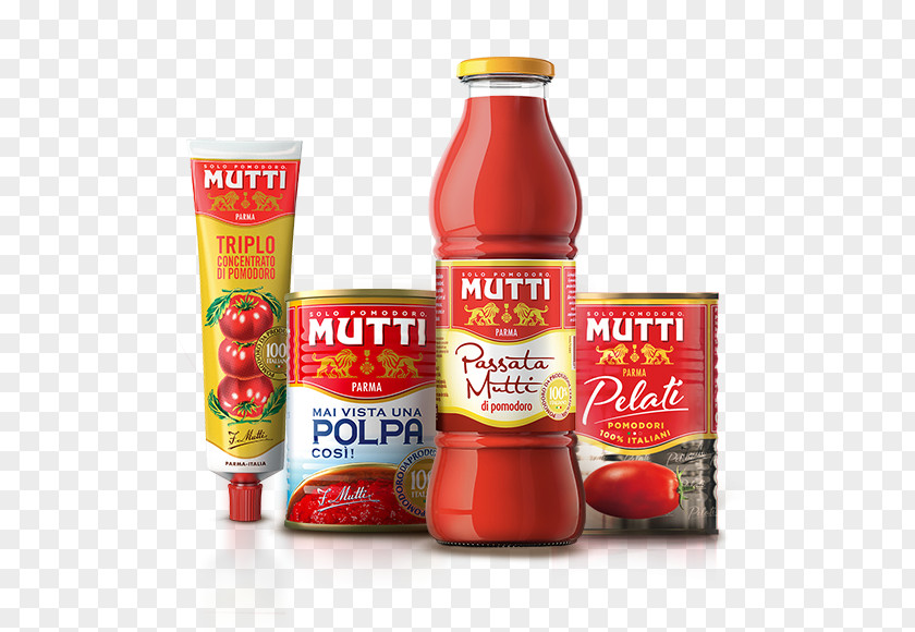 Spaghetti Pasta Tomato Purée Mutti S.p.A. Sauce Ketchup Product PNG