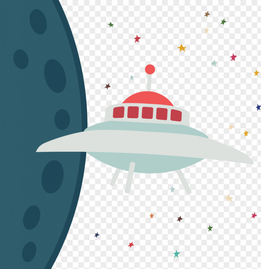 Vector UFO Illustration Unidentified Flying Object PNG