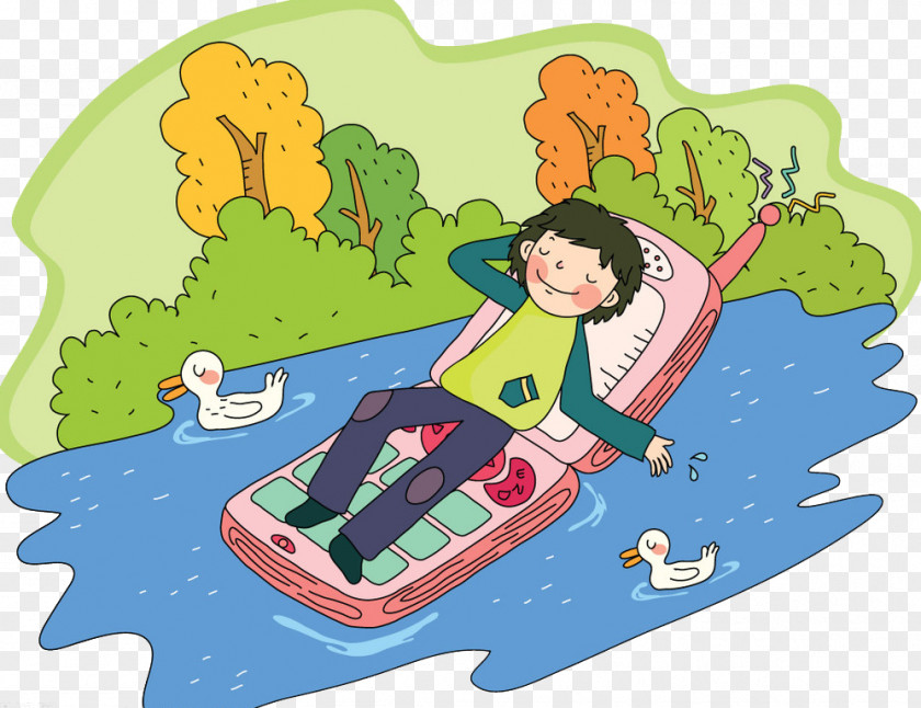 Comfortable Travel Child Illustration PNG