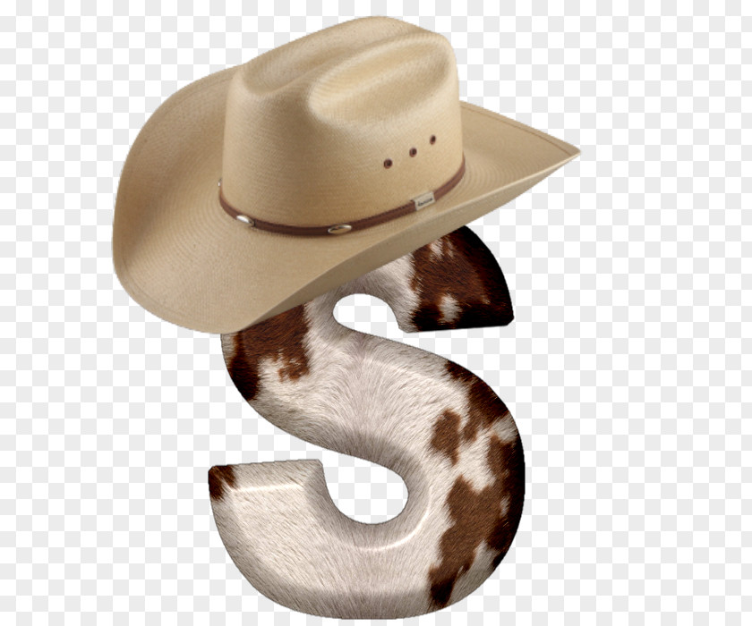 Cow Boy Cowboy Hat Letter Alphabet PNG