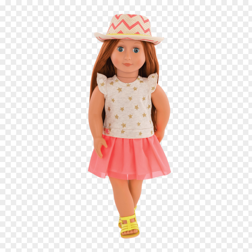 Doll Toy Red Hair Our Generation Violet Anna PNG