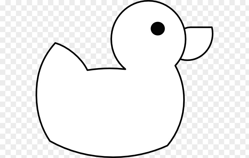 Duck Outline Rubber Mallard Clip Art PNG