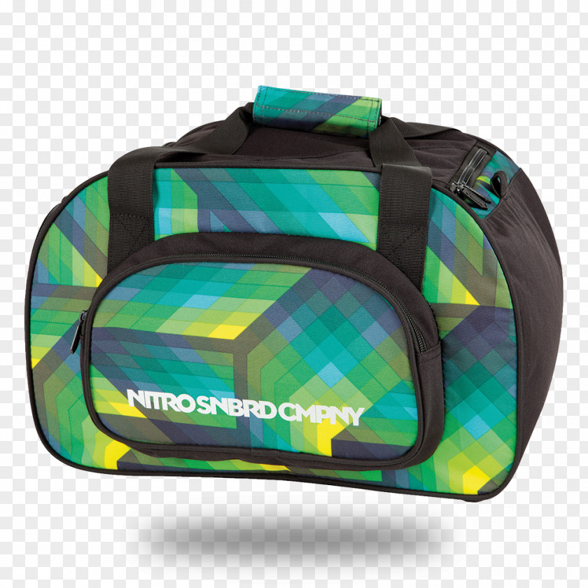 Green Bag Duffel Bags Backpack Nitro Snowboards Zipper PNG