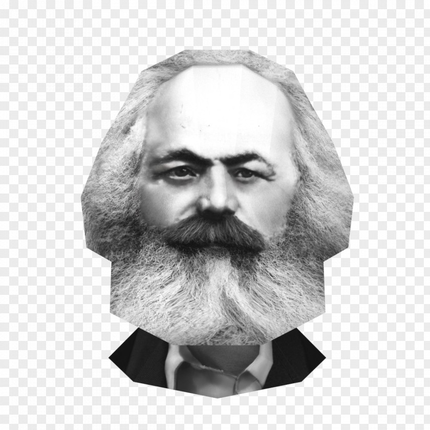 M Moustache JawKarl Marx Stencil Karl Beard Black & White PNG