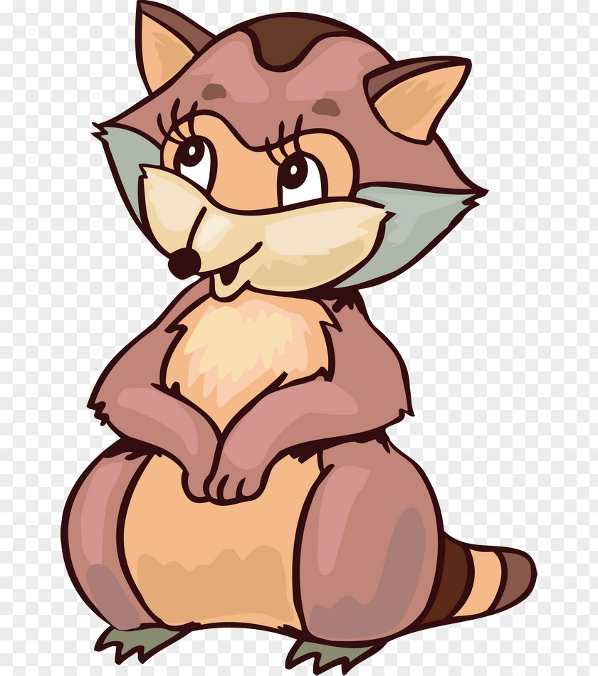 Raccoon Squirrel Clip Art PNG