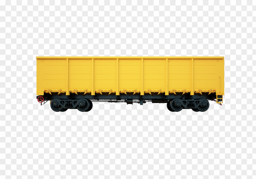 Railings Goods Wagon Rail Transport Railroad Car Cargo Open PNG