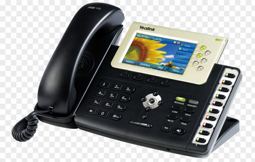 Sip Yealink SIP-T38G VoIP Phone Session Initiation Protocol Business Telephone System PNG