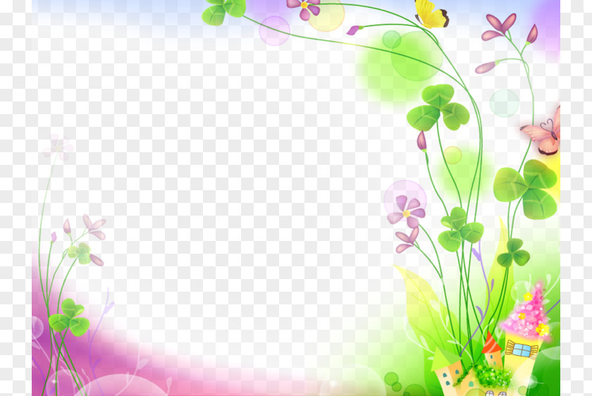 Border Plants Microsoft PowerPoint Word Wallpaper PNG