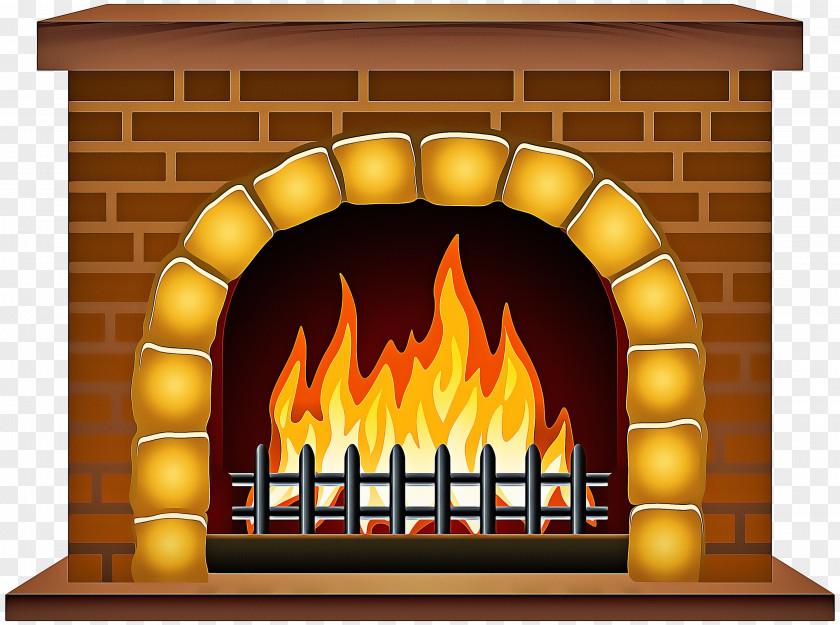 Fire Screen Fireplace Arch Hearth Heat Flame PNG