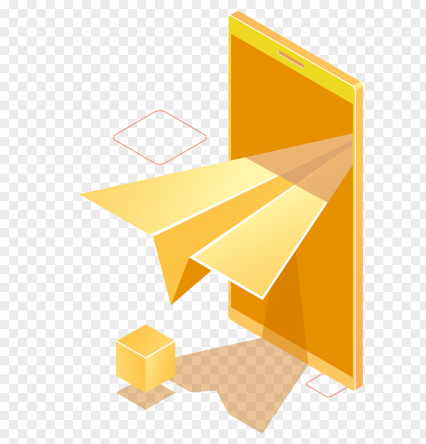 Material Property Logo Orange PNG