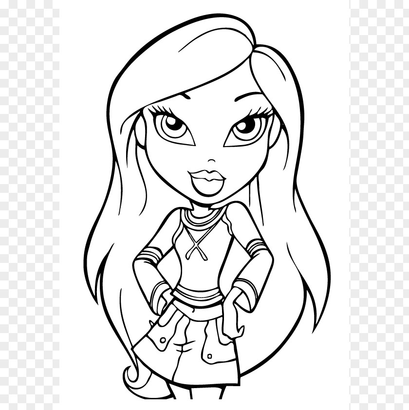 Printable Peace Signs Coloring Book Bratz Child Moxie Girlz Doll PNG