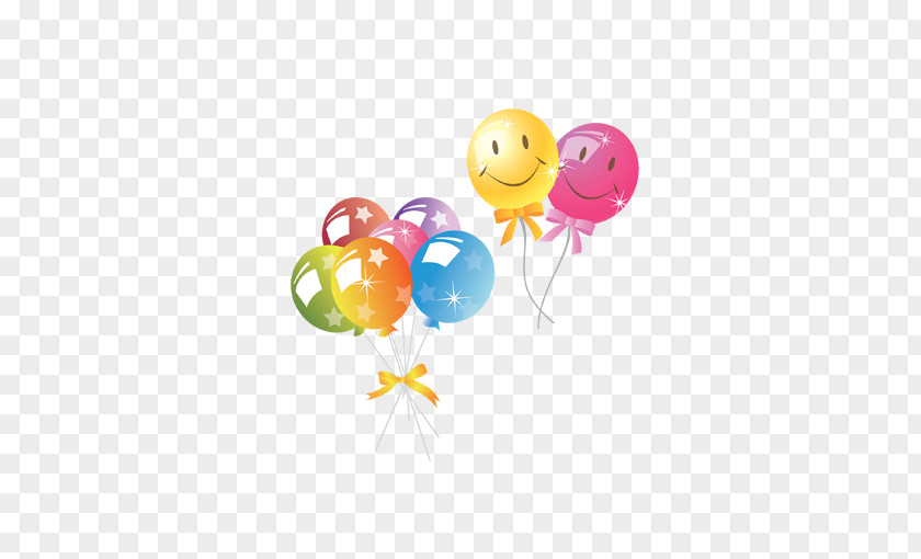 Smiley Face Balloon Clip Art PNG